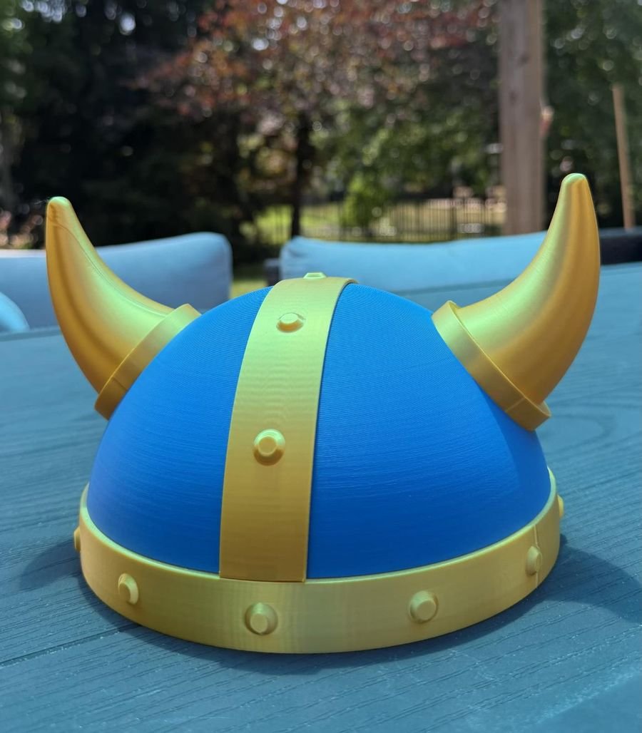 Dwarf Helm Deck Box, 3D printed by ThatCadDad